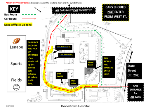 Drop Off Map